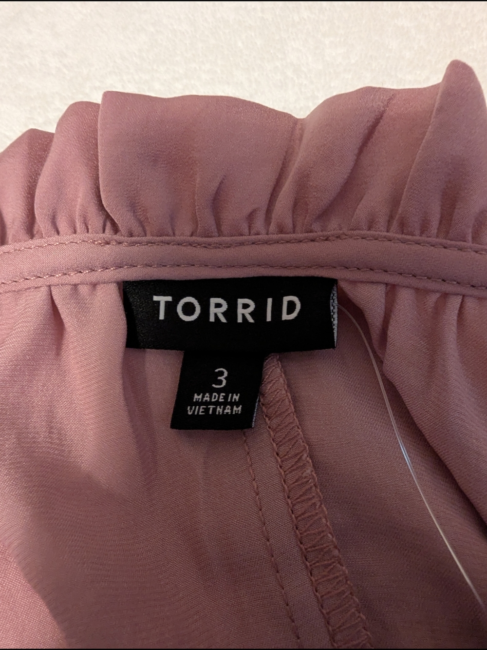 torrid Dusty Mauve Poet Blouse - Picture 4 of 4